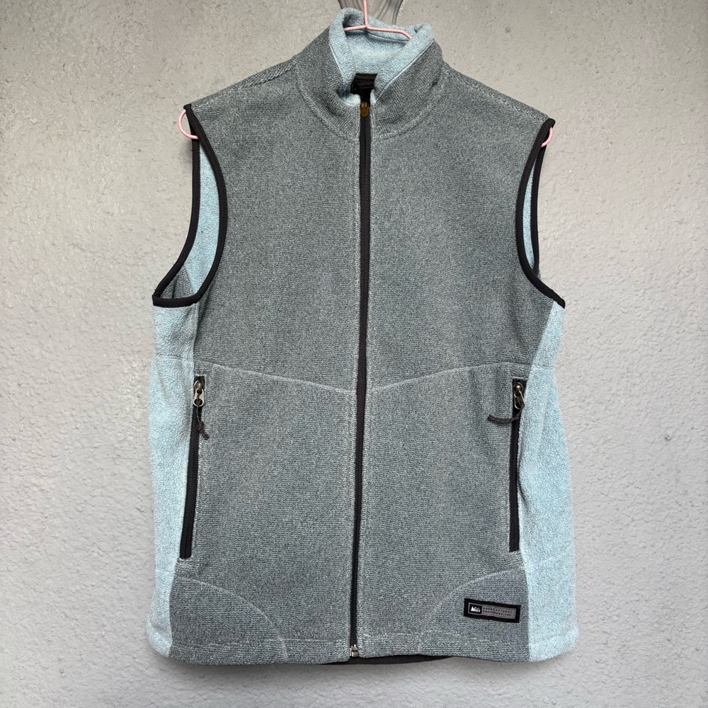 REI Gray Fleece Vest for Women